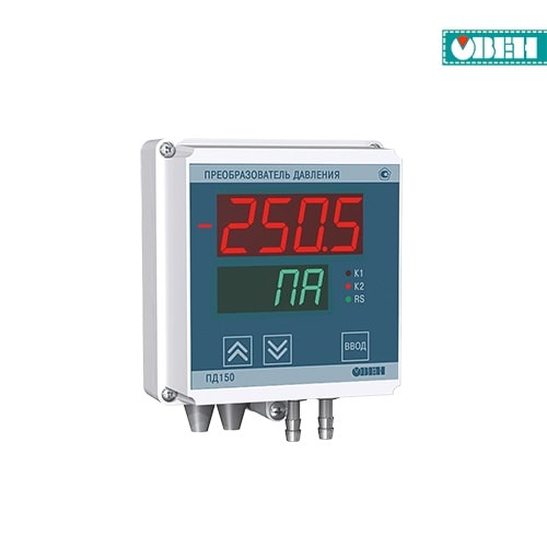 ПД150 электронный измеритель низкого давления (тягонапоромер) для автоматики котельных установок и вентиляционных систем