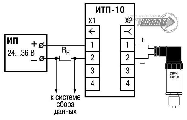 Схема подключения ИТП-10