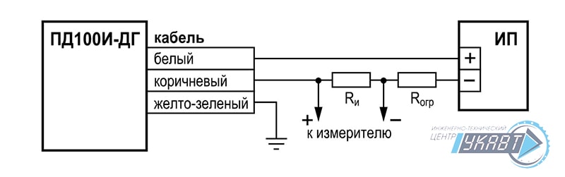 Схема подключения ПД100И модель 1х7