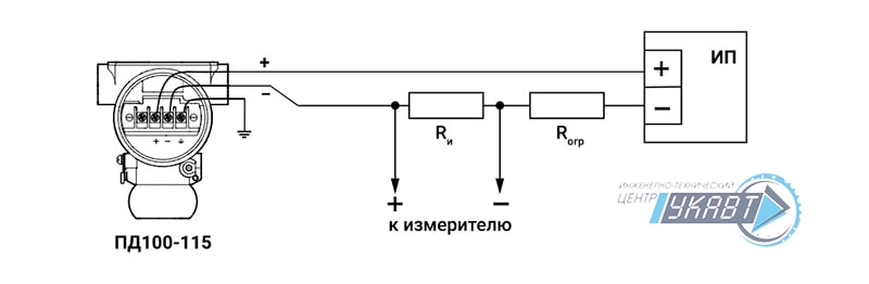 Схема подключения ПД100