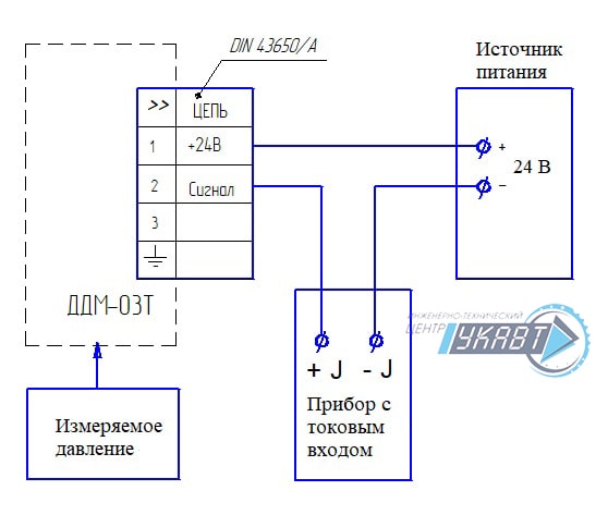 Схема внешних подключений ДДМ-03Т
