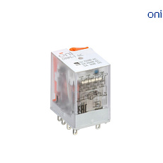 Реле интерфейсное ORM-1 2C 220В AC с LED и тест. кнопкой ONI